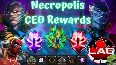 First 7 R3 CEO Necropolis Completion Rewards Crystal Opening Titan