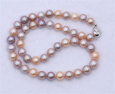 Mm Natural South Sea Genuine Golden Pink Purple Multic Pearl