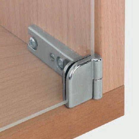 Glass Door Hinge 180 Deg Openning Matt Nickel Finish Price Per