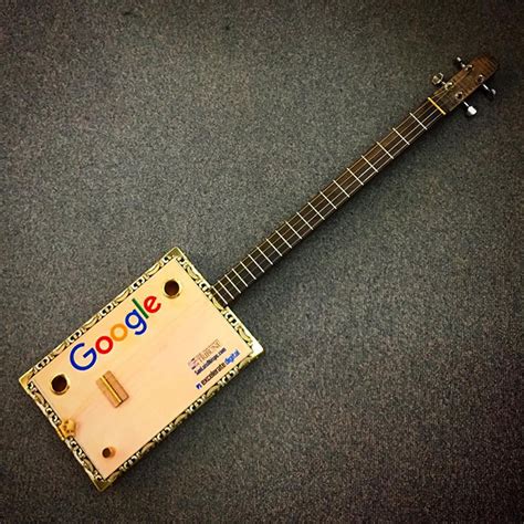 Google Cigar Box Guitar For Raffle At Tribune/SanLuisObispo