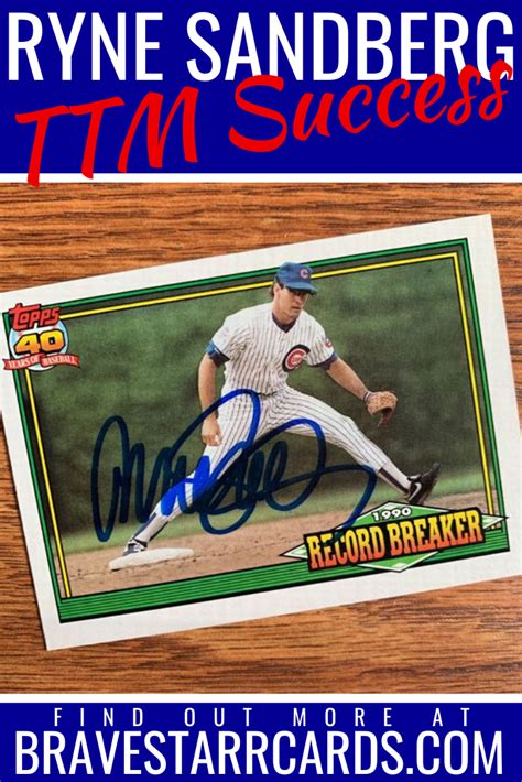 Ryne Sandberg TTM Success | Ryne sandberg, Success, Autograph