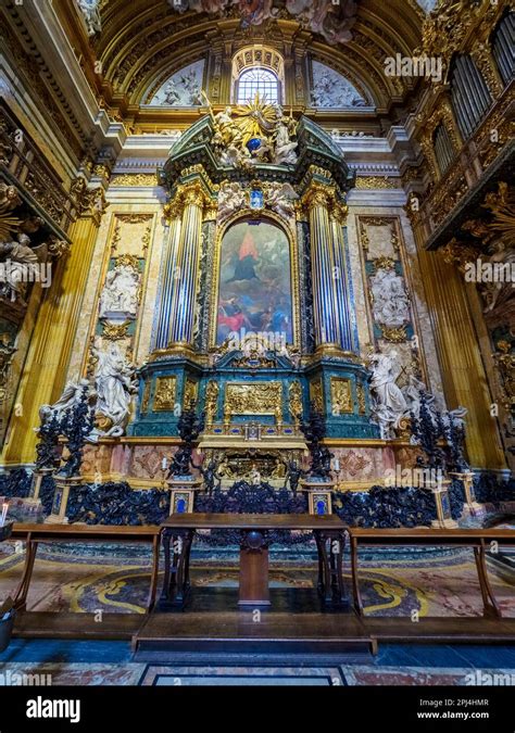 The Altar Dedicated To Ignatius Of Loyola In The Church Of Jesus Rome