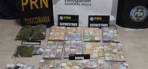 Secuestraron Marihuana Cocaína Y Casi 34 Millones De Pesos En Varios Puntos De Roca Diario