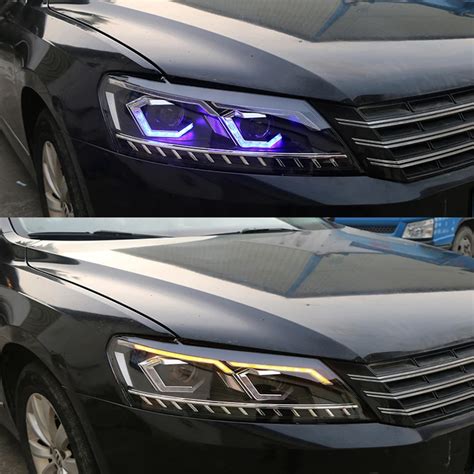 Volkswagen Passat V6 B7 Car Headlamp Led Headlights 2011 2015 Hid Projector High Beam