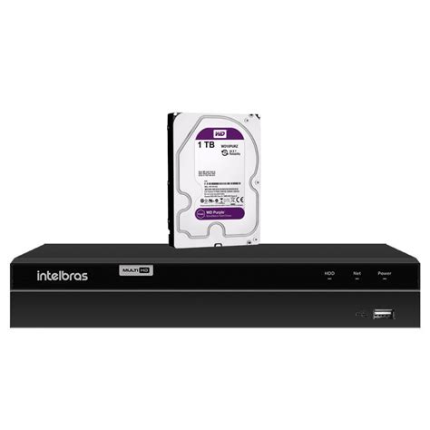 Gravador Digital DVR Intelbras 8 Canais MHDX KaBuM