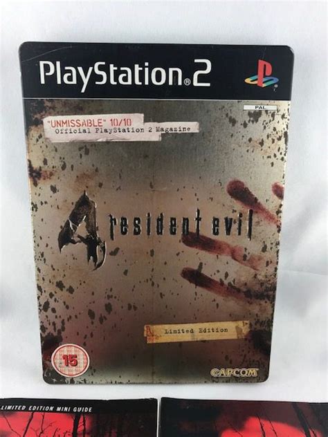 Resident Evil 4 Limited Edition Steelbook Ps2 Playstation 2 Eredeti