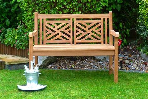 Oxford Teak Garden Bench 2 Seater 12m