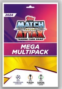 Champions League UEFA Match Attax Topps Multipack Saszetki Z Kartami