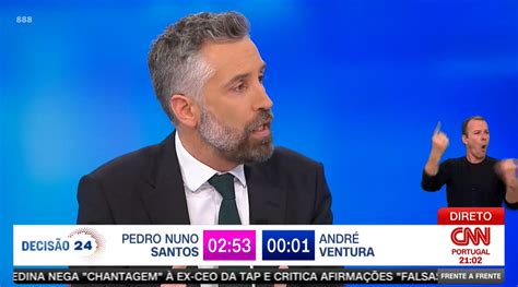 DEBATES 2024 Pedro Nuno Santos André Ventura foi condenado por