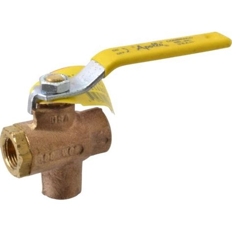 Buy Apollo 7K10201 3 8 Pipe Full Port Bronze Standard Ball Valve