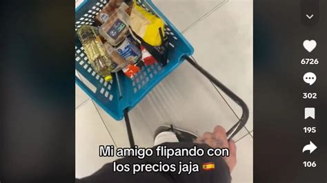 La reacción de un argentino al ver los precios de un supermercado