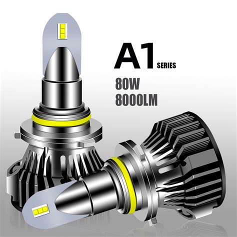 All In One LED Bulb Auto Headlight Csp Chip 6000K LED Headlight China