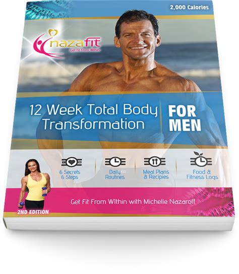 12 Week Total Body Transformation For Men Nazafit Online Health And Nutrition