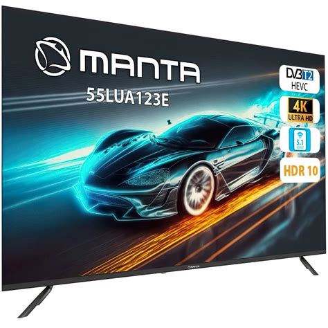 MANTA 55LUA123E 55 LED 4K Android TV Telewizor Niskie Ceny I Opinie