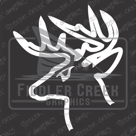 Buck Head Decal Bad Bass Designs