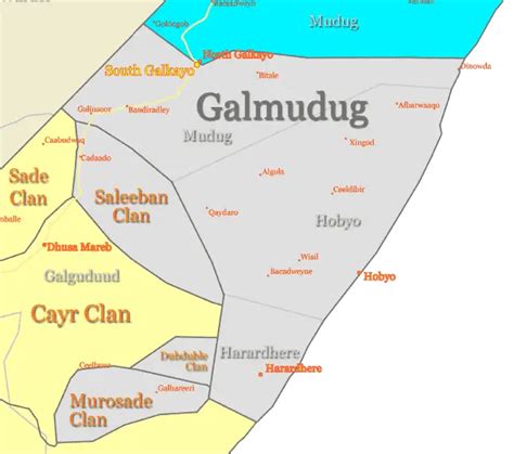 Galmudug Map - MapSof.net