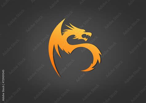 Logo Energi Fire business Dragon fire Symbol Icon Power Vect Stock Vector | Adobe Stock