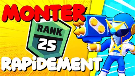 ⚡ Brawl Stars Rang 25 ⚡ Comment Monter Rapidement Rang 25 Brock Top 1