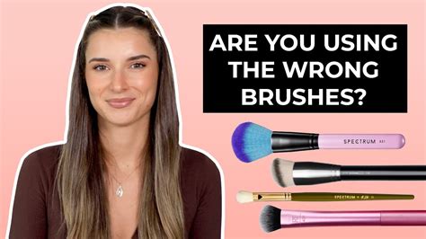 Makeup Brushes 101 Makeup Brushes And Their Uses Youtube