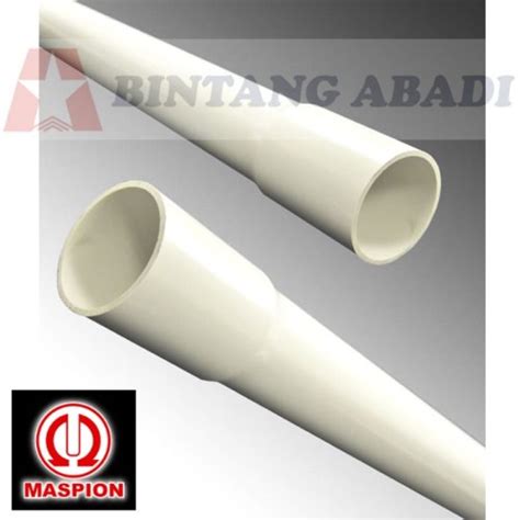 Jual Maspion Pipa Paralon PVC 1 2 AW Putih Panjang 1 Meter Per Batang