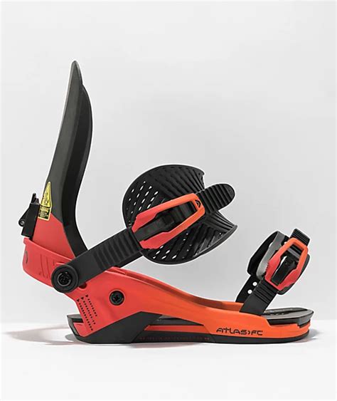 Union Atlas FC Orange Snowboard Bindings 2023