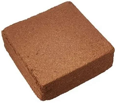 Brown Square Low Ec Cocopeat Block Packaging Size 5 Kg At Rs 13 Kg In