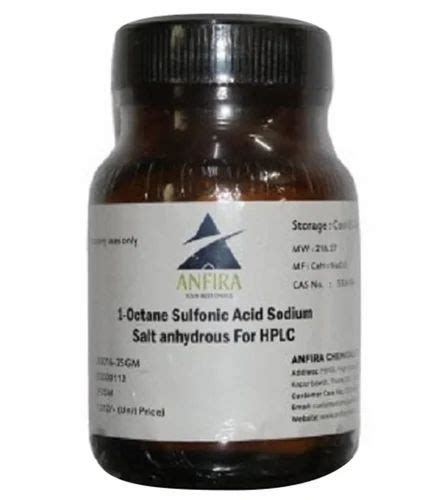 Reagent Grade Octane Sulphonic Acid Sodium Salt Anhydrous Hplc At