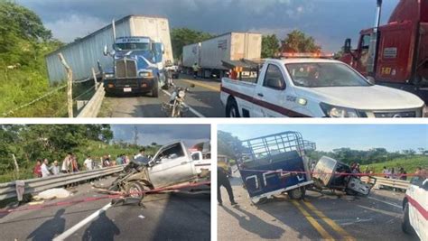 Un Muerto Tras Choque En La Carretera Las Choapas Ocozocoautla Diario