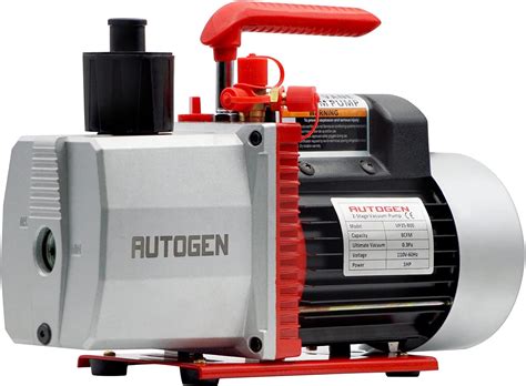 AUTOGEN 2 Stage 8CFM Vacuum Pump 1HP 2 25 Micron 110V Air Vacuum Pump