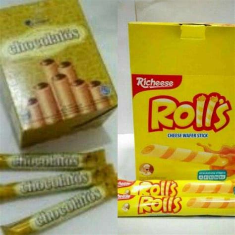 Jual WAFER ROLS CHOCOLATOS RASA COKLAT DAN KEJU PACK Di Seller