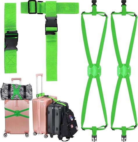 Uoepowa Pcs Luggage Straps Suitcase Belts Luggage Connector Straps