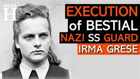 Execution of Irma Grese - The Hyena of Auschwitz - Nazi Guard at Auschwitz... - DaftSex HD