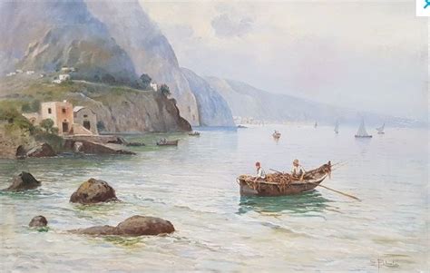 Salvatore Petruolo 1857 1946 Marina Di Amalfi Catawiki