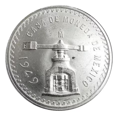 Moneda Plata Pura Onza Troy 1949 Alta Condición Sin Circular Envío gratis