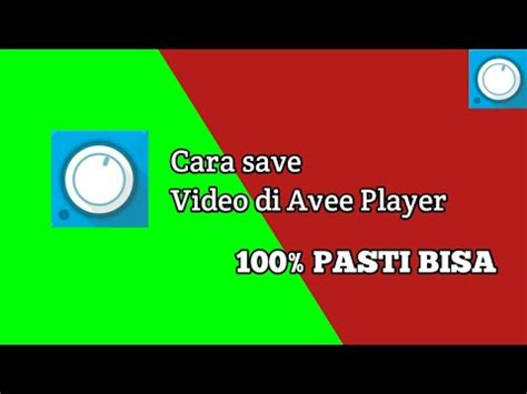 Cara Menyimpan Video Hasil Edit Di Avee Player Tutorial Syahrul