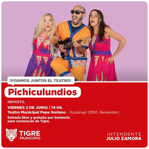 Cultura Tigre on Twitter 𝐕𝐈𝐕𝐀𝐌𝐎𝐒 𝐉𝐔𝐍𝐓𝐎𝐒 𝐄𝐋 𝐓𝐄𝐀𝐓𝐑𝐎 PICHICULUNDIOS