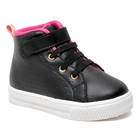 Tênis Bota Infantil Pampili Menina 476042 Preto