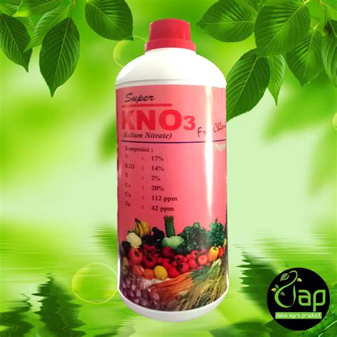 Jual Pupuk Kno Cair Kalium Nitrate Liter Merah Shopee Indonesia