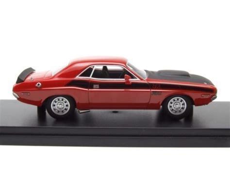 Dodge Challenger T A 1970 Rot Schwarz 1 43 Von BoS Models Kaufen