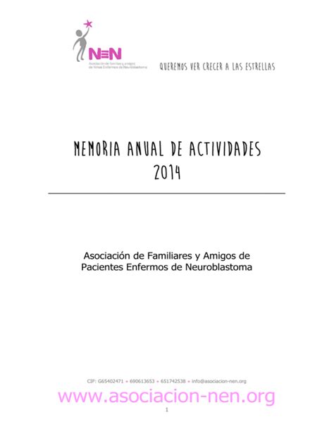 Memoria Anual De Actividades