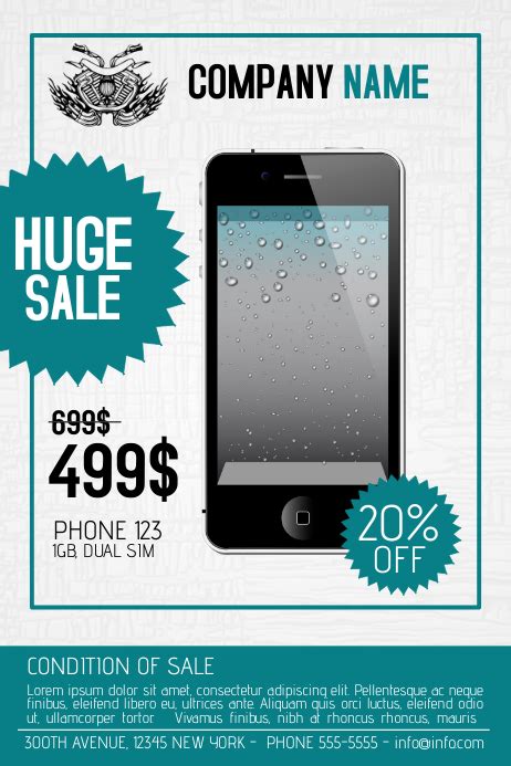 Multipurpose Phone Product Sale Flyer Template Postermywall