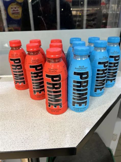 Prime Hydration Energy Drink Blue Raspberry 500ml £899 Picclick Uk