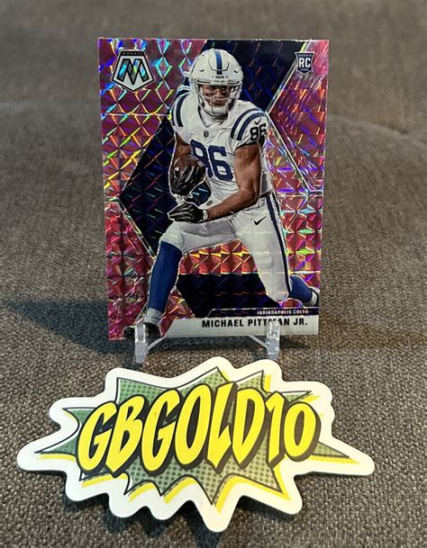 Michael Pittman Jr 2020 Panini Mosaic Pink Camo Prizm Rookie 214 EBay