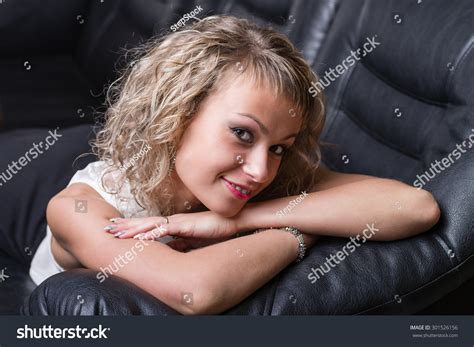 Very Beautiful Sensual Sexy Blonde Girl Stock Photo 301526156 Shutterstock