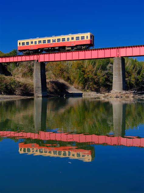 養老川の水面に映るキハ200を撮る！ 続 うっかり鉄の鉄道風景写真撮影記