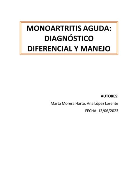 2023 12 06 Monoartritis Aguda Doc Docx