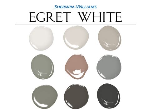 Egret White Sherwin Williams Modern Farmhouse Home Paint Colors