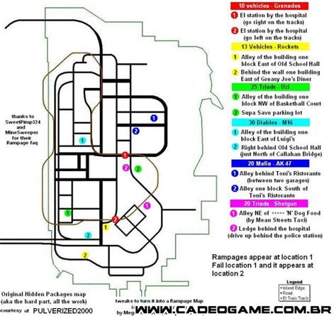 Gta 3 Rampages Map - conciergedownloading