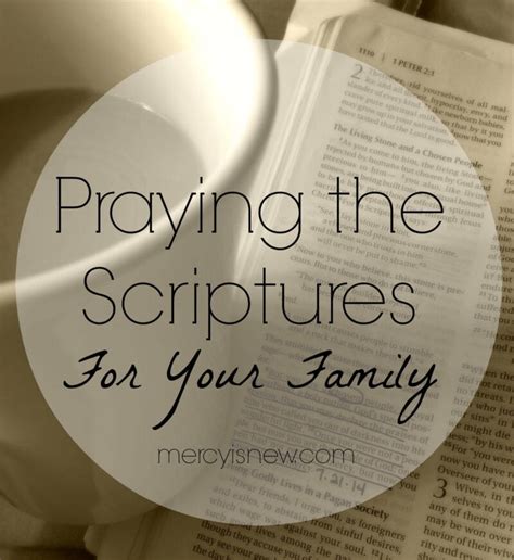 31 Days of Praying the Scriptures For Your Family