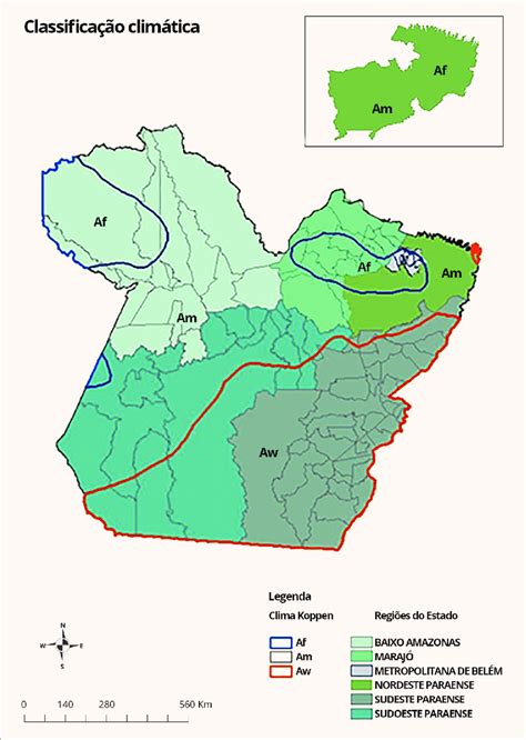 Clima Do Estado Do Pará De Acordo Com A Classifi Cação De Köppen